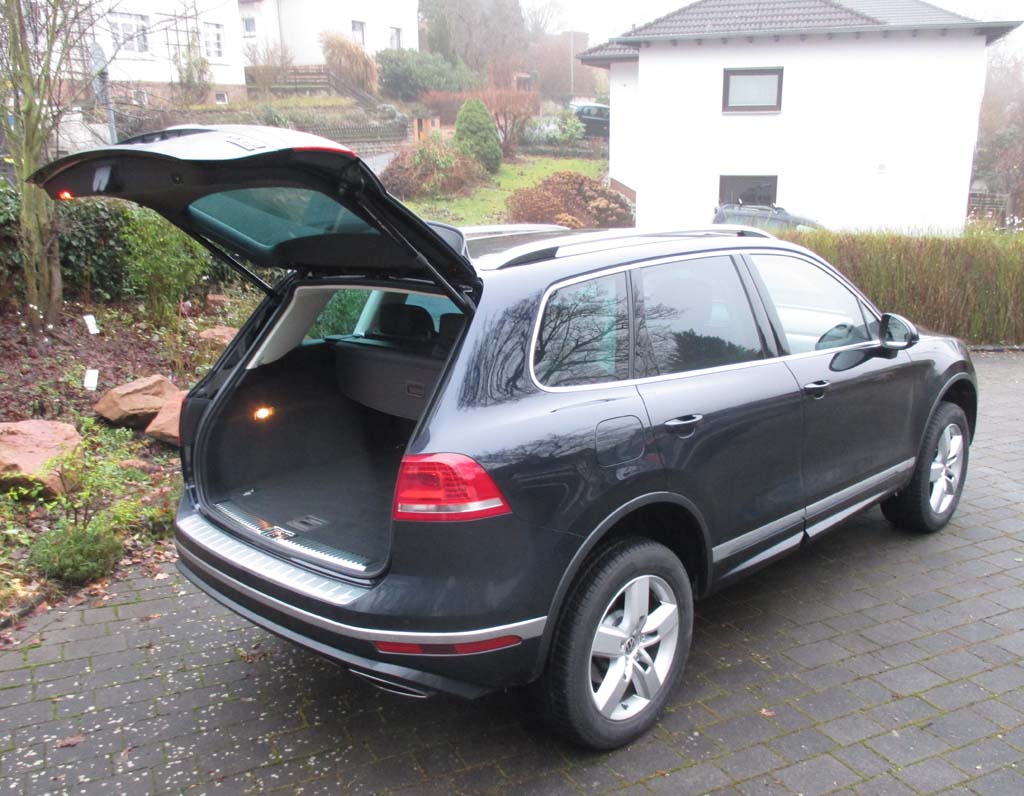 VW Touareg: Das Gepäckabteil fasst bemerkenswerte 697 bis 1642 Liter.