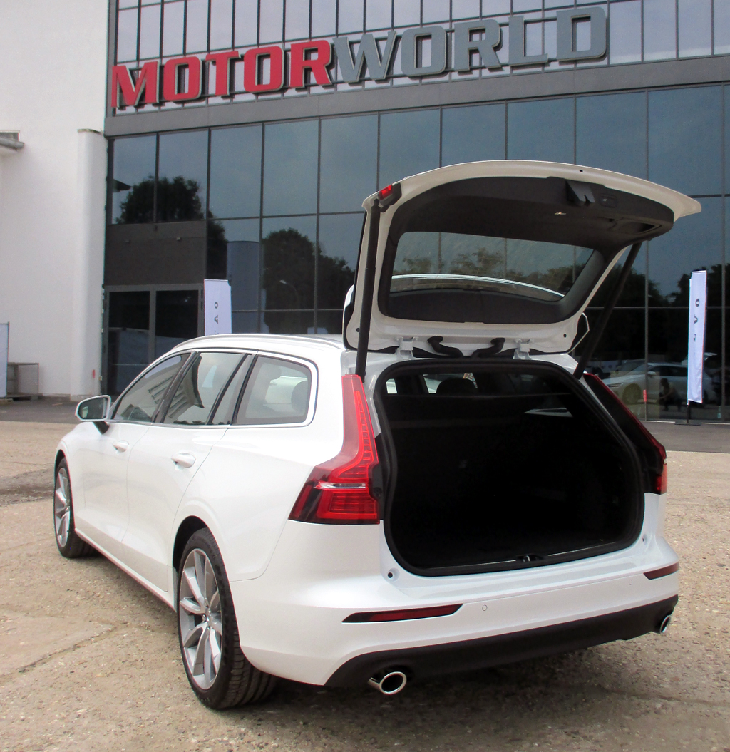 Volvo V60: Das Gepäckabteil fasst 529 bis 1441 Liter.