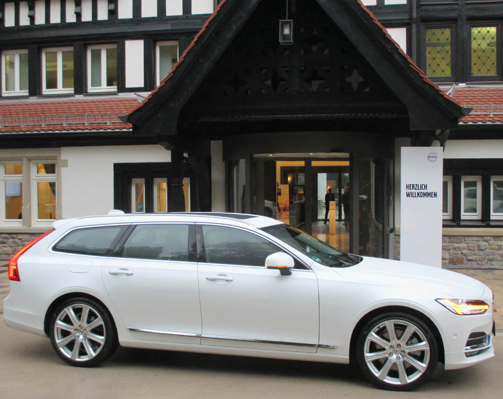 Volvo V90: Und so sieht die dritte Karosserievariante der Baureihe von der Seite aus.