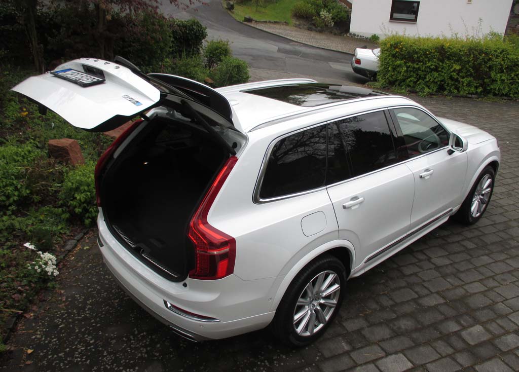 Volvo XC90: Das Gepäckabteil fasst 314 bis 1886 Liter. 