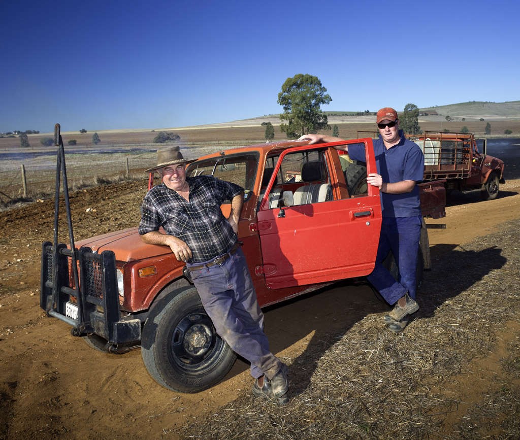 Australien ist Farmland, da braucht es robuste Kerle.