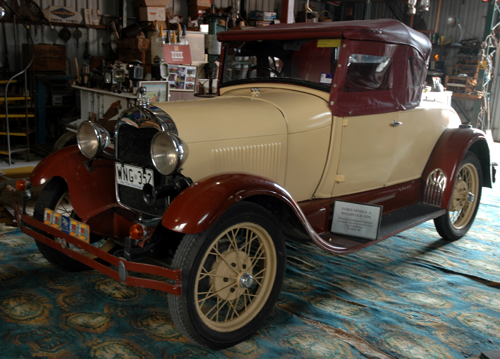 … selbst Oldtimer wie dieser Ford Modell A Roadster, Baujahr 1929, nicht fehlen dürfen.