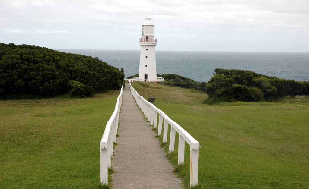 Der Leuchtturm am Cape Otway ist 1848 in Betrieb genommen worden.