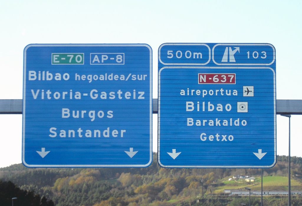 Über die Nationalstraße 637 gelangt man auch nach Getxo, erste Station der Reise.