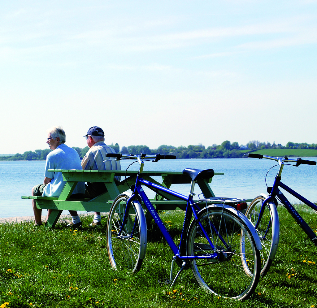 Die Wege auch für Radfahrer sind gut ausgebaut in Südjütland.