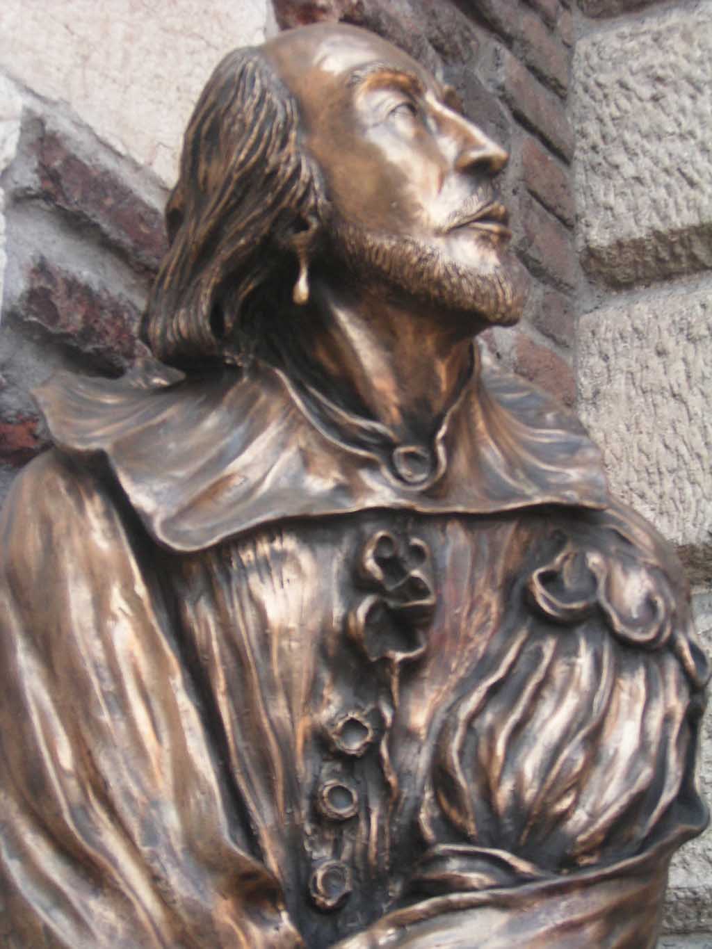 Shakespeare-Büste in der Romeo-&-Julia-Stadt Verona.