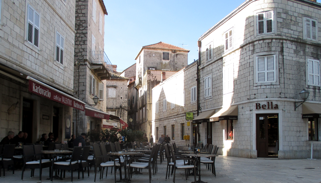 Die Altstadt von Trogir ist Weltkulturerbe.