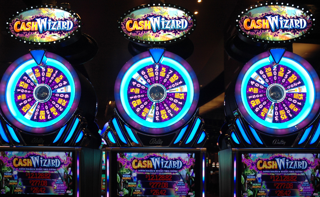Dem Glück auf die Sprünge helfen: In einem Casino in Las Vegas.