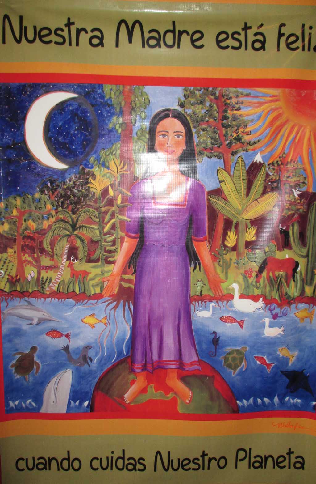 Kunst im Hotel: Gesehen im Hotel California in Todos Santos.