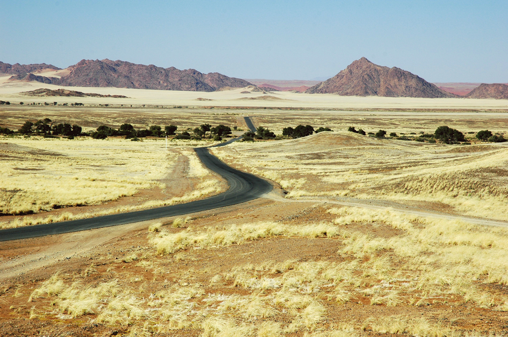 Auf der Panoramaroute von der Sossusvlei Lodge zu den Dünen.
