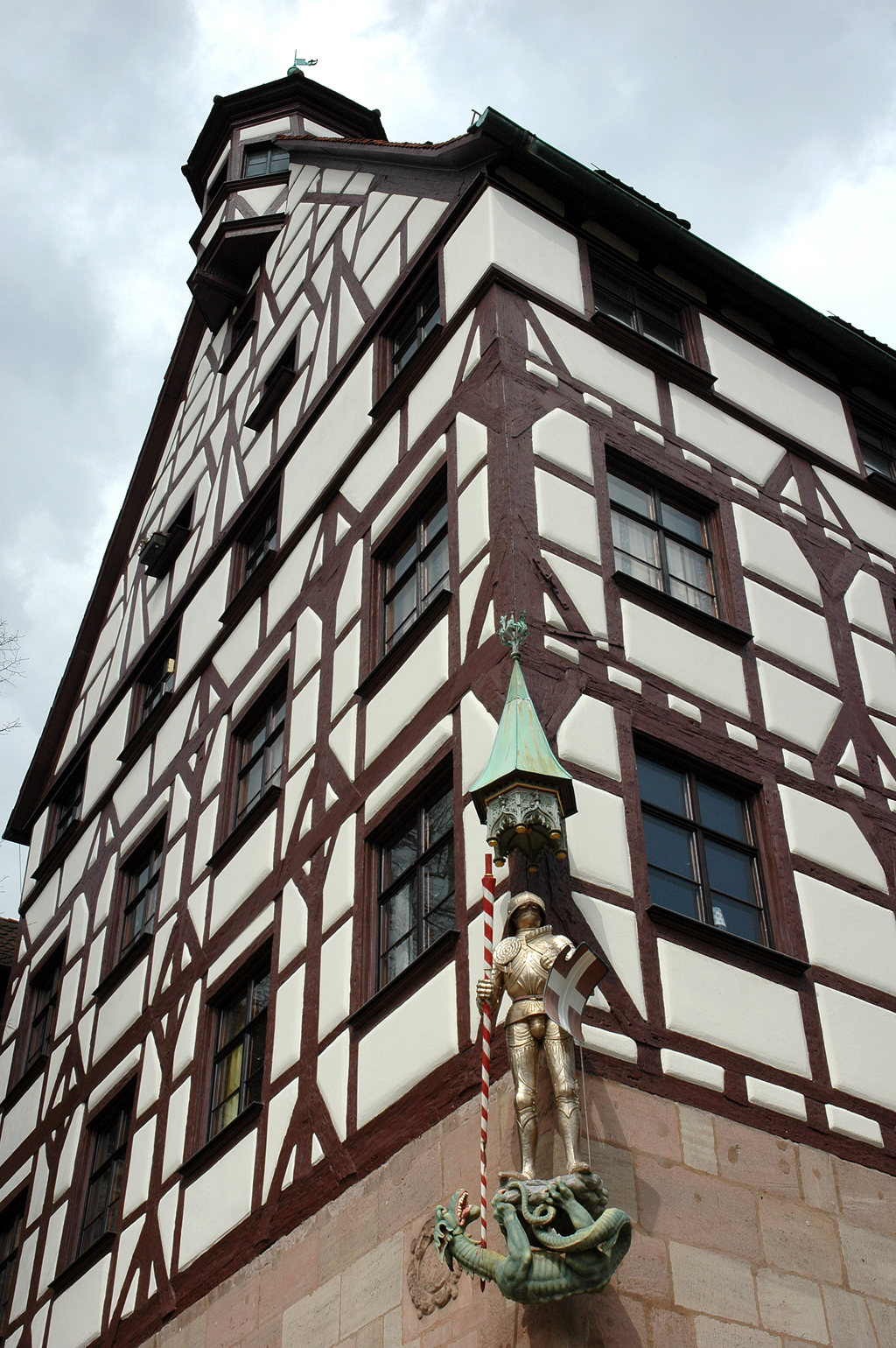 Typisch: Fachwerkhäuser kennzeichnen die Altstadt.