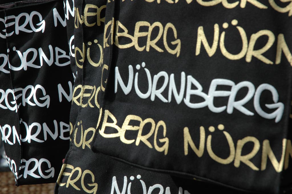 Lässt sich doch ganz gut vermarkten: Nürnberg auf einer Stofftasche.