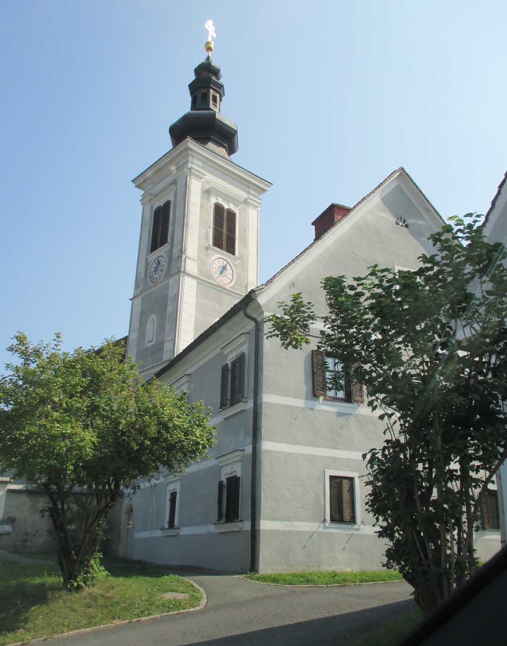 Unterwegs gesehen: Wallfahrtskirche am Frauenberg bei Leibnitz.