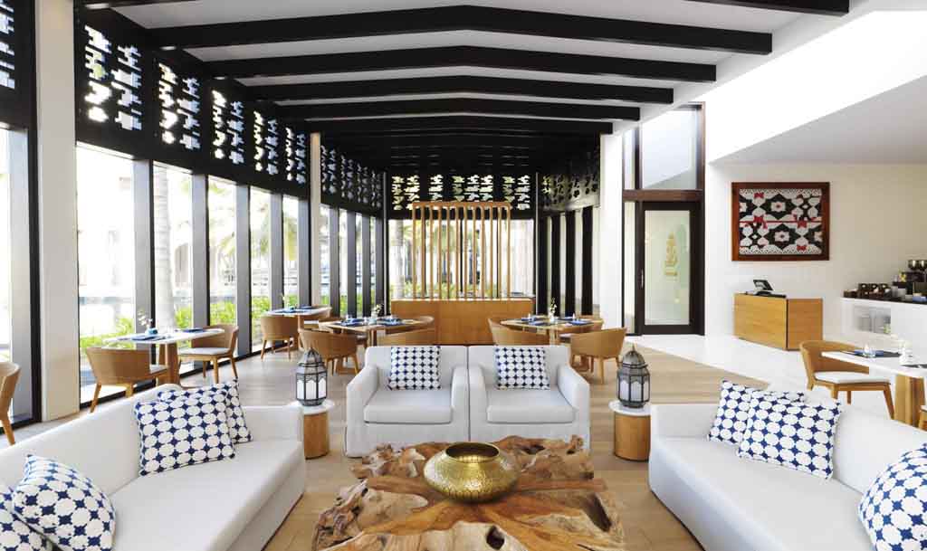 Al Baleed Resort Salalah: Im Tagesrestaurant Sakalan.