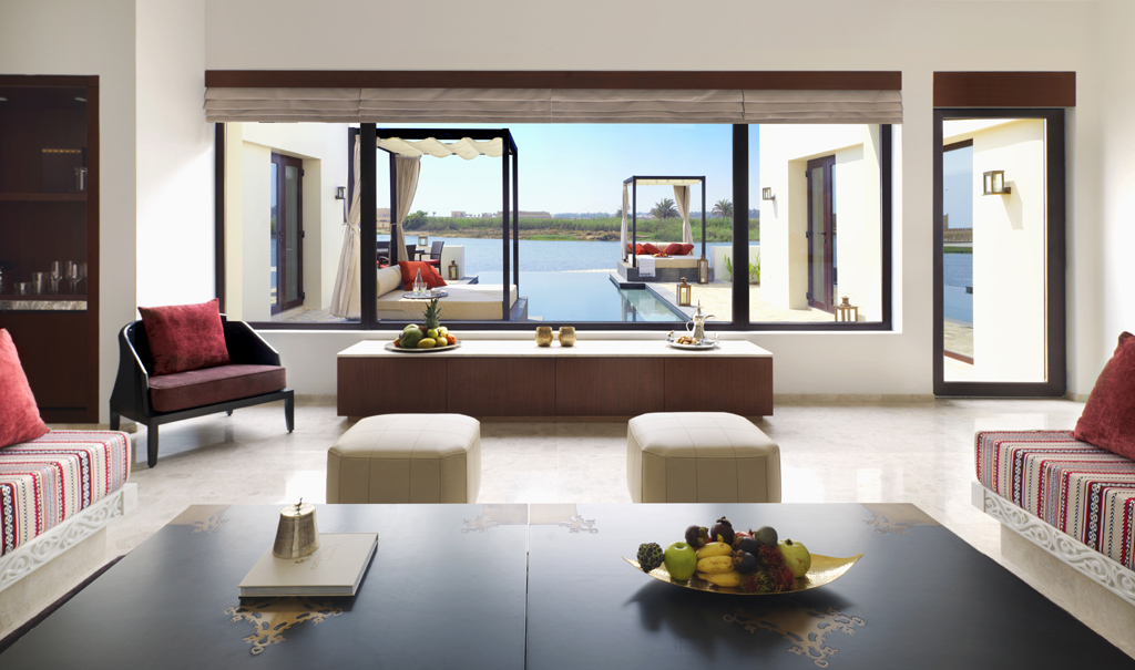Al Baleed Resort Salalah: In einer der Garden View Pool Villas.