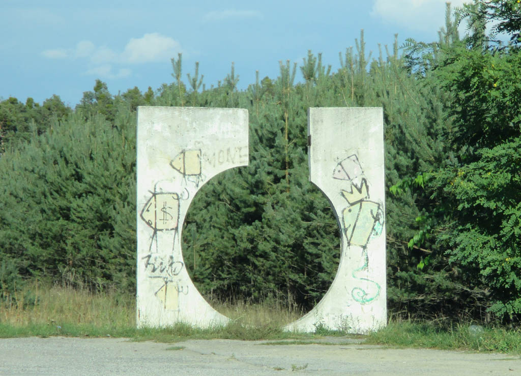In der Záhorie-Militärregion: Kunst oder Protest an der Straße?