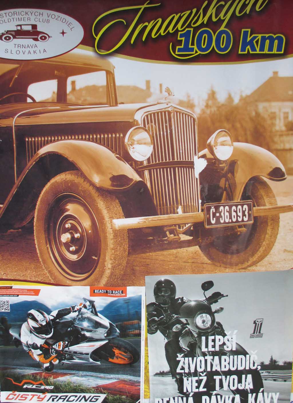 Erinnerung an vergangene (Motorsport-)Zeiten auch auf der Pezinská-Baba-Bergrennstrecke.