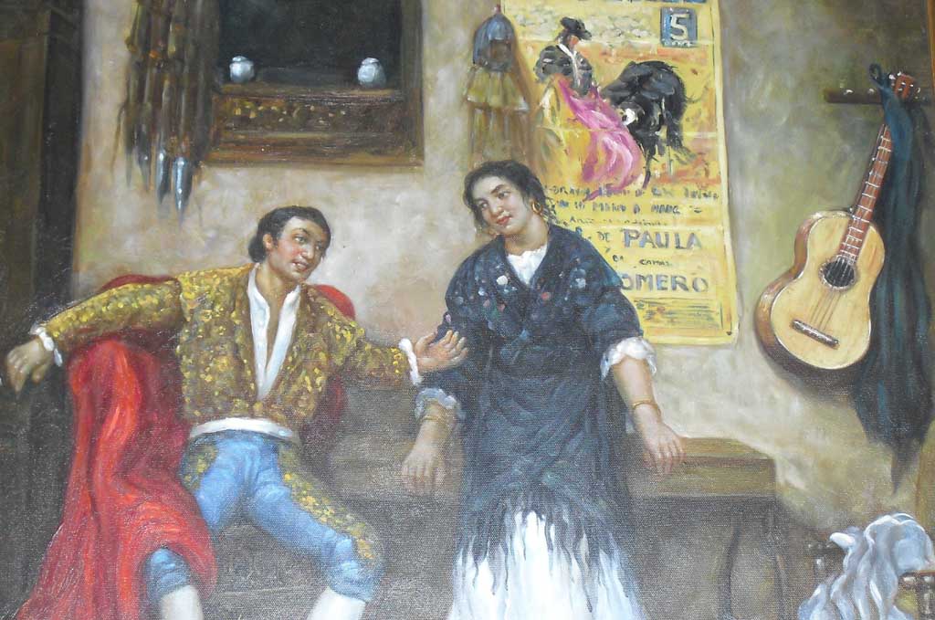 Gemälde aus vergangenen andalusischen Tagen. Foto: Koch