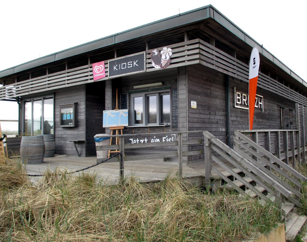 Das Restaurant Breizh findet sich auf einer Dünenkuppe bei Hörnum im Süden.