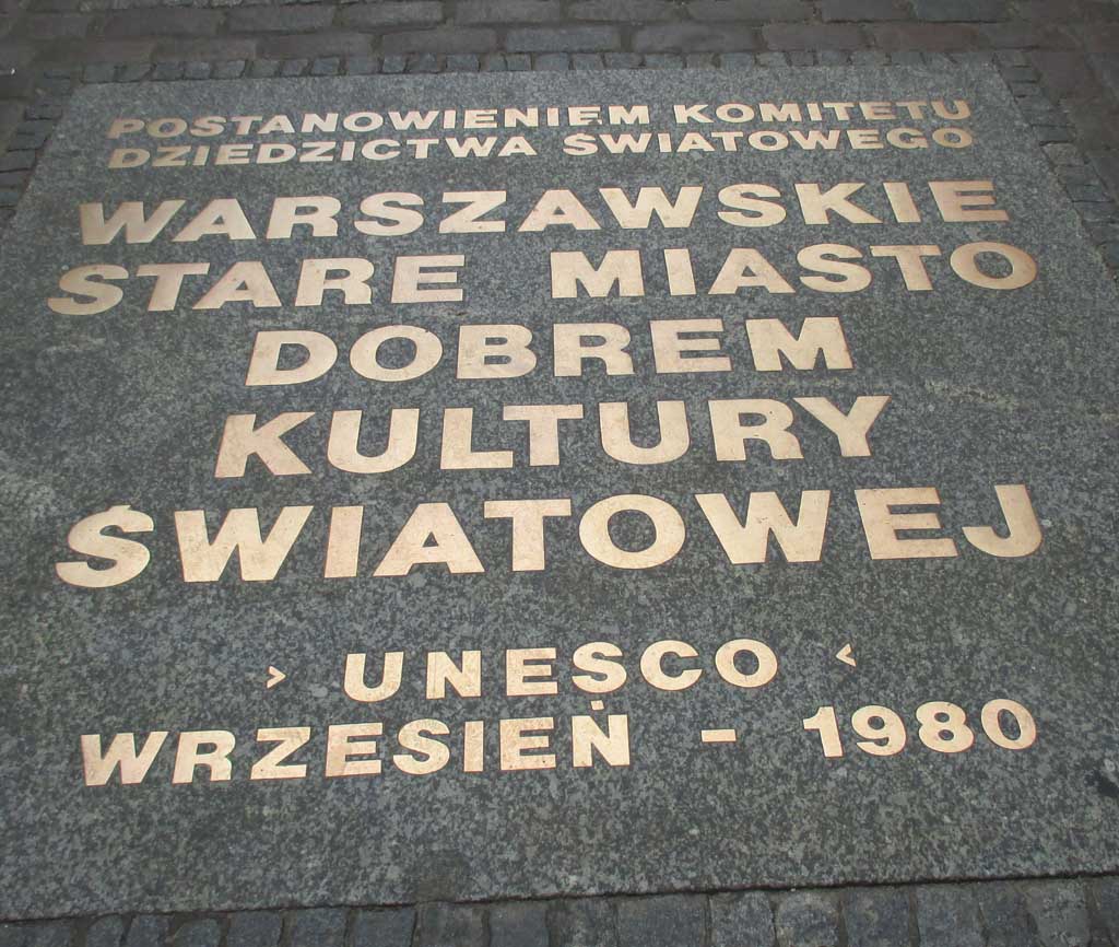 Den Unesco-Weltkultuerbe-Titel darf die Warschauer Altstadt seit 1980 tragen.