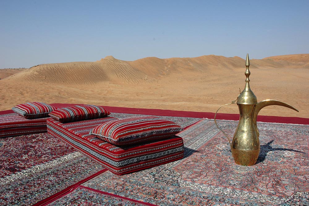 Luxus auf Sand: Camp in Dubais Wüste.